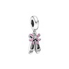 Charm de plata 925, Abalorio, Dije colgante, Colgante de ballet,
