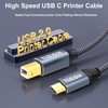 TAISUSAN USB C Printer Cable 25ft, USB B to USB