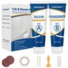 Tub and Shower Repair Kit White, Fiberglass Tub and Porcelain