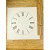 4 1/2 Inches Diameter Clock Paper Dial, Roman Numbers (Lot