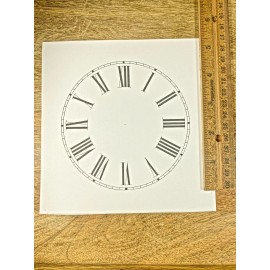 4 1/2 Inches Diameter Clock Paper Dial, Roman Numbers  (Lot 219)
