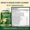 Govixed Soursop Gummies, 8500mg 20-in-1 Herbal Extracts for Overall Health-Enhancing,