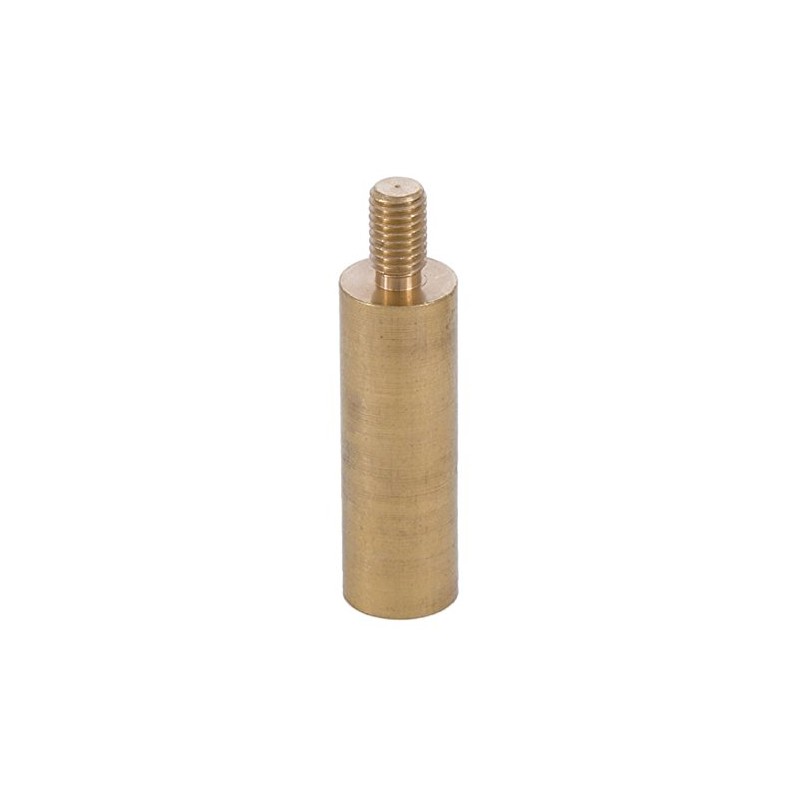 B&P Lamp Smooth Brass Shade Riser 1/4-27F, 2 Inches