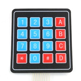 E-outstanding 4x4 Keypad 2PCS 16 Key Self Adhesive Membrane Matrix Switch Keyboard for Prototyping PIC AVR