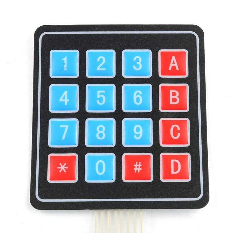 E-outstanding 4x4 Keypad 2PCS 16 Key Self Adhesive Membrane Matrix