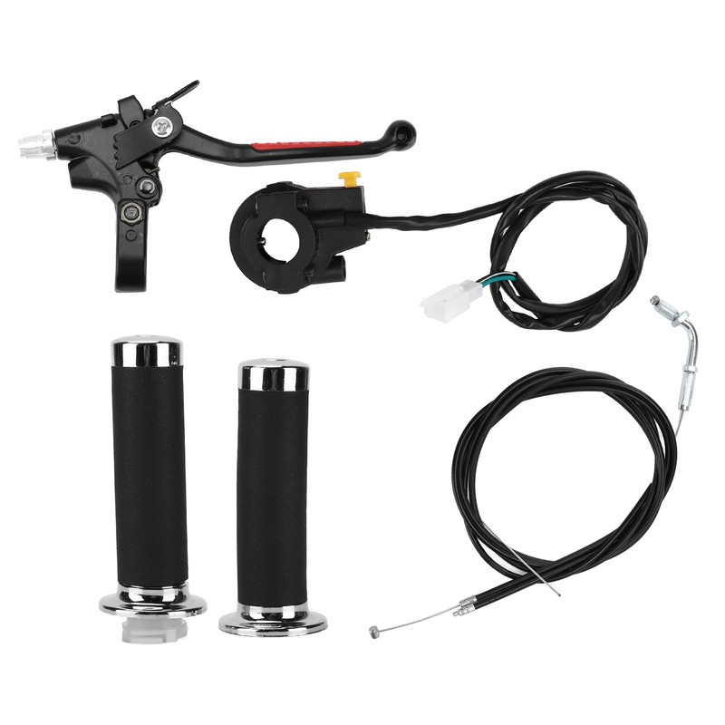 Throttle Clutch Handle Kit Waterproof Ergonomic Replacement for 49cc 60cc