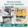 4 Pieces Foldable Storage Baskets, Small Collapsible Storage Crates Multifunctional