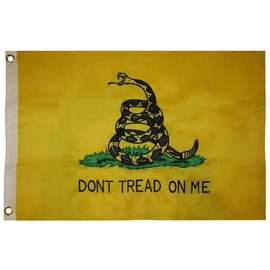 "Flags & Signs" 2x3 Embroidered Gadsden Dont Tread On Me 600D Sewn Nylon Flag 2'x3' a-1-2926