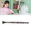 Miniature Clarinet Replica with Stand and Case Musical Instrument Model