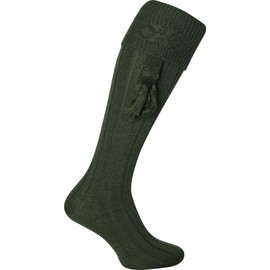 JACK PYKE Plain Shooting Socks Green 8 to 11 UK