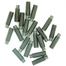 M4 (4mm x 8mm) Hex Socket Grub Screw (Dog Point) - Stainless Steel (A2) (Pack of 20)