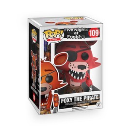 Epic Collectibles Pop Five Nights at Freddy's (FNAF) - Foxy The Pirate Vinyl Figure Bundle with Compatible Funko Box Protector