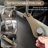 JESTOP Car Headrest Hooks, 2 Pack Leather Car Seat Storage