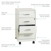 Hirsh Industries 18" Deep 4 Drawer Steel Mobile Storage Cabinet