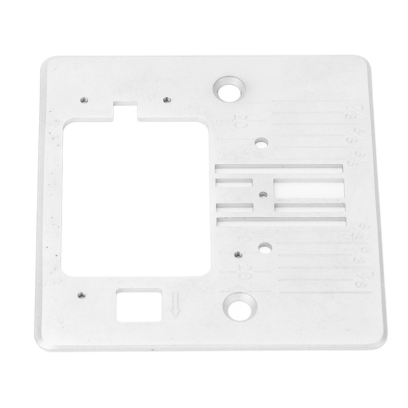 Sewing Machine Needle Plate Q235 Steel 7.8x7.7cm Straight Stitch Needle