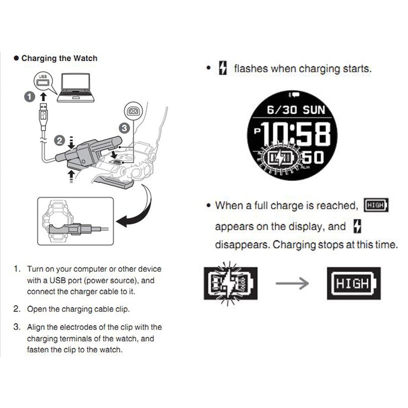 Balerion Charger Cable/Clip for GBD-H2000 Series(Not for GBD-H200 GBD-H1000 GBD-H100