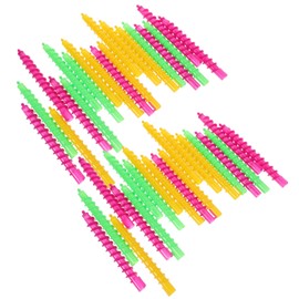 TOVINANNA 100pcs Spiral Hair Curlers Rods Perm Rods for Effortless Volume Curls Waves for Home Salon Hairdressing for Hair Styling