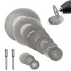 Round Hole Mini Diamond Cutters Set of 10 Diamond Mini