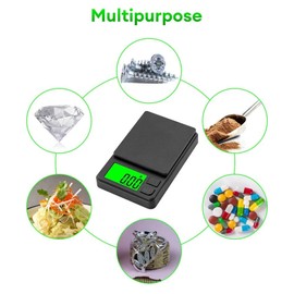 Digital Pocket Scale 1000g/0.01g – High Precision Mini Scales with Backlit LCD, Portable Weighing Scales for Jewellery, Coffee, Herbs, Coins, Food Lab Weighing Scale