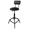 Performance Tool W85016 Pneumatic Stool w/Removable Backrest