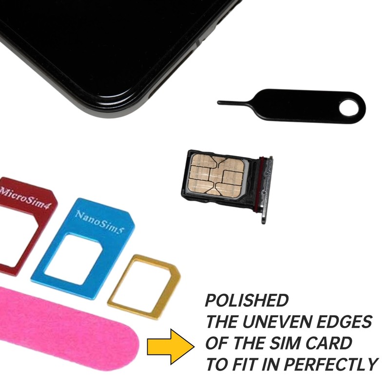 FirSea 2 Sets SIM Card Adapter Kit Includes Nano Sim