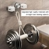 Dercyce Broom Holder Mop Hanger No Punch Broom Hanger, Wall