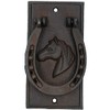 AB Tools Horse Mare Shoe Head Door Knocker Bell Ringer
