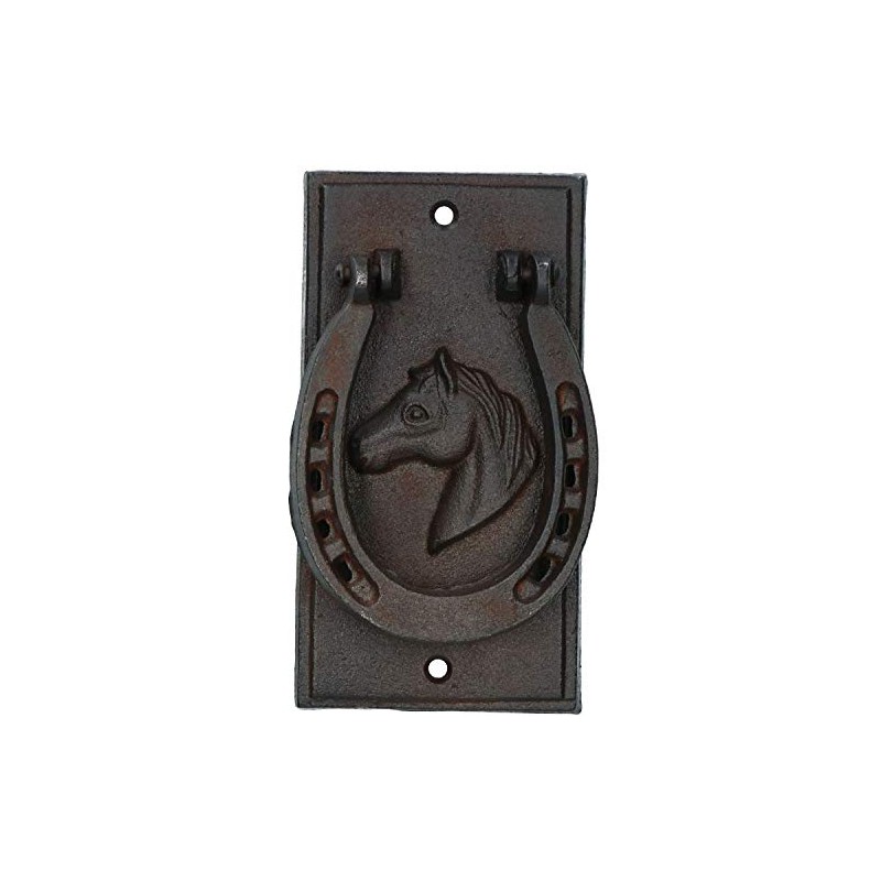 AB Tools Horse Mare Shoe Head Door Knocker Bell Ringer