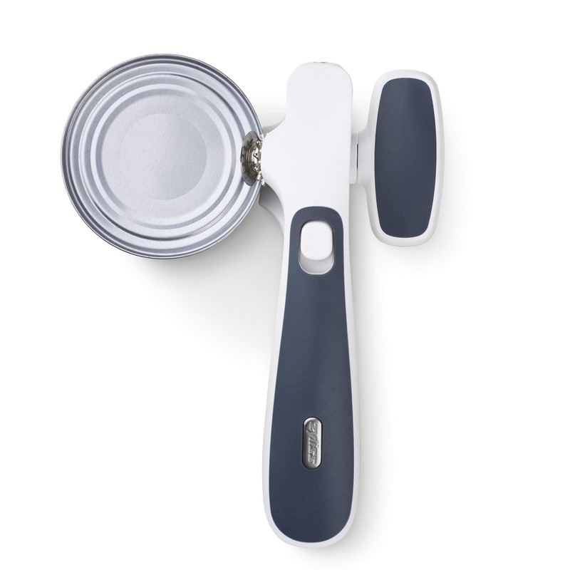 Zyliss E930043 Can Opener Lock and Lift, Plastic/Stainless Steel, White/Grey,