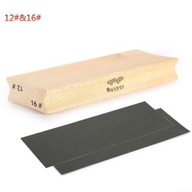 SPORTARC Guitar Bass Fretboard Radius Sanding Block, Guitar Radius, Two Way Sanding Block for Guitar, Bass, Fret Leveling Tool (12# 16#)