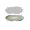 Oval Silicone Tray Mould with Flower Edges for Jewelry Holder