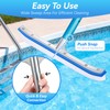 18'' Heavy Duty Swimming Pool Brush – Plastic Bristles, Curved