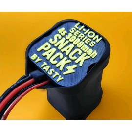 Snack Packz by Tasty Custom 4S1P 3000mAh Li-ion Battery Pack FPV Long Range Vapcell Z30 XT30 or XT60