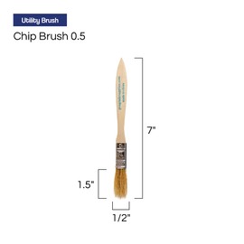 Pro Grade - Chip Paint Brushes - 96 Ea 1/2 Inch Chip Paint Brush