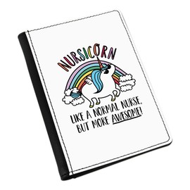 Nursicorn Unicorn Like A Normal Nurse But More Awesome Passport Holder Cover