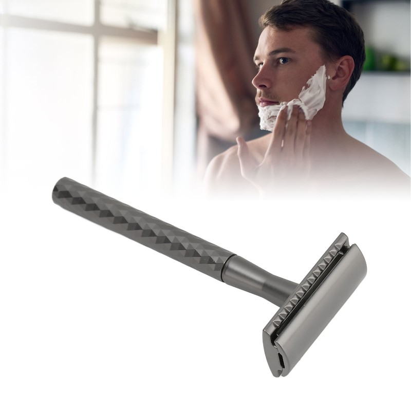 Double Edge Safety Beard Trimmer Support Rack Men Home Travel