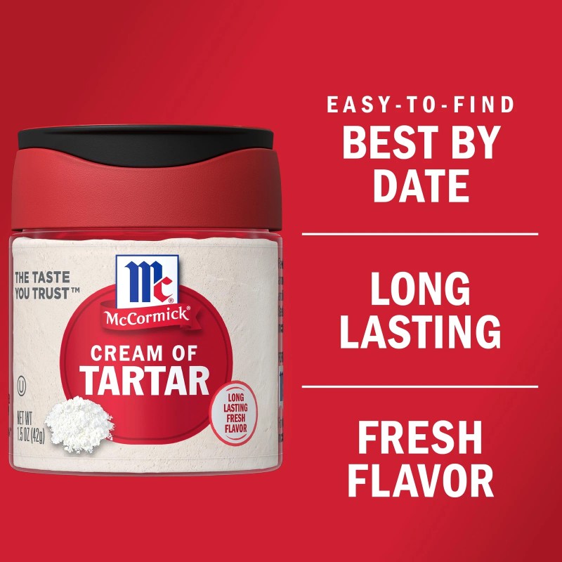 McCormick Cream of Tartar 1.5 oz Pack of 6 Natural