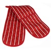 Professional Butchers Stripe Double Sided Oven Glove 100% Cotton Cooking