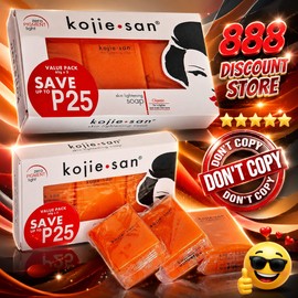 KOJIESAN Classic Lightening Kojic Soap (65gx3) FREE SOAP MESH!