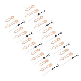 10 Set Watch Hands Parts Luminous Metal Exquisite Portable Stylish Watch Movement Hands for NH35A Type 1