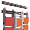 Wallmaster Wall Mount Garage Organizer Tool Storage Rack, Heavy Duty