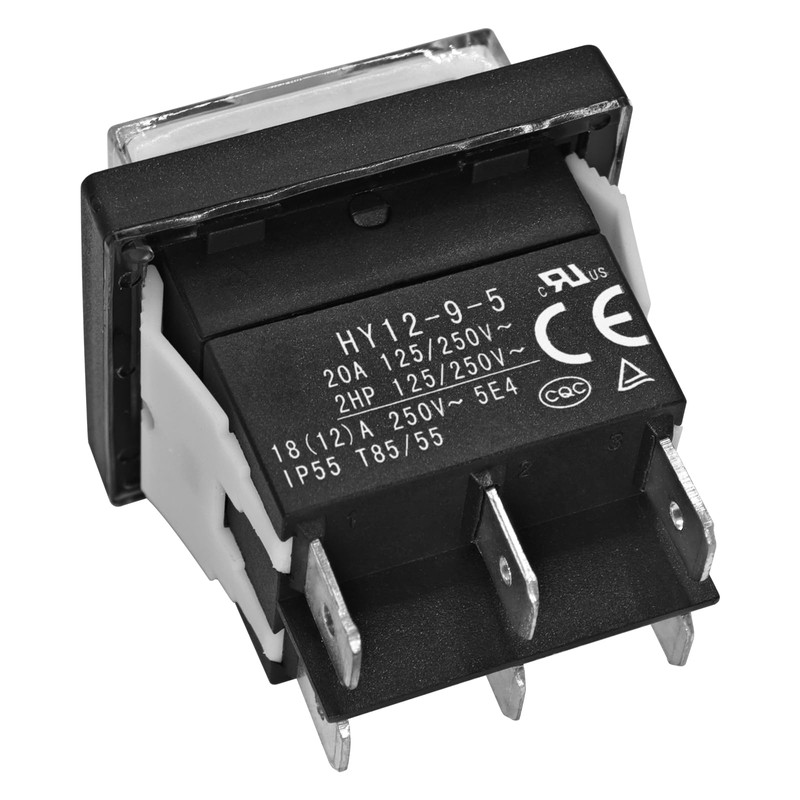 HY12-9-5 On Off On Rocker Switch (Pack of 2) -