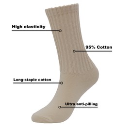 ASTRALUX cotton Socks Unisex 4 Pairs Men's socks & Women's socks