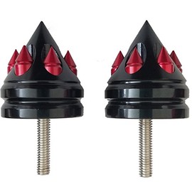 Sixty61 Black Red Bar Ends Compatible with Yamaha R1 R3 R6 R6S Sliders for Handlebars