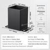 Happybuy 4x4 Post Base, 2 Pcs, Inner Size 3.6"x3.6", Heavy