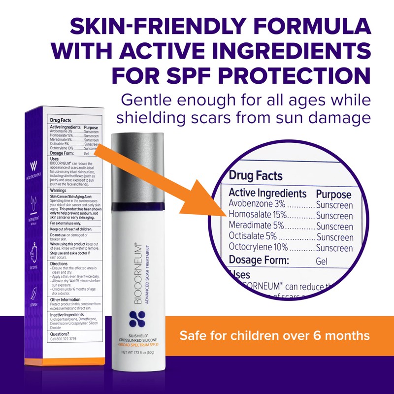 Biocorneum Advanced Scar Treatment – Silicone Scar Gel with Silishield®