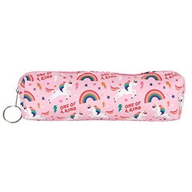 Something Different One Of A Kind Rainbow Pencil Case - pink - One size