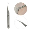 2 Pieces Vetus Eyelash Tweezers Fine Point High Precision Stainless