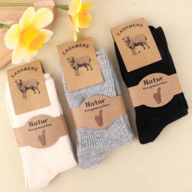 Moyel Wool Cashmere Socks for Women Cashmere Warm Socks for Women Women’s Thermal Winter Socks Womens thin Soft Cozy Socks