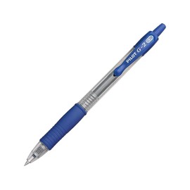 Pilot G2 Retractable Premium Gel Ink Roller Ball Pens, Ultra Fine Point, Blue Ink, Dozen Box (31278)